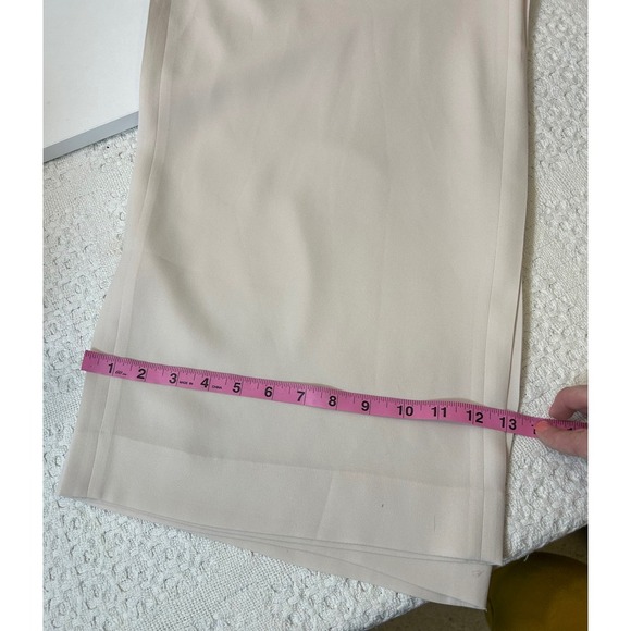 Vince Drapey Crèpe Wide Leg Pants Elastic Waist Pull on belted Women’s Large - Picture 10 of 12